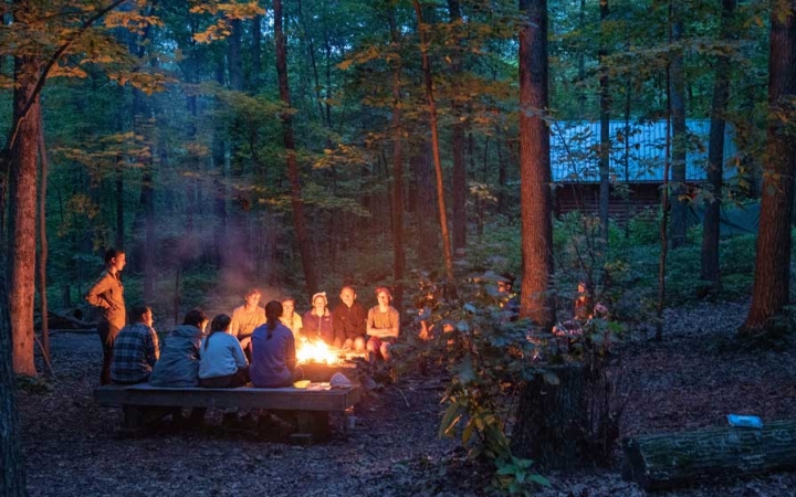 teens learn backpacking skills in baltimore 